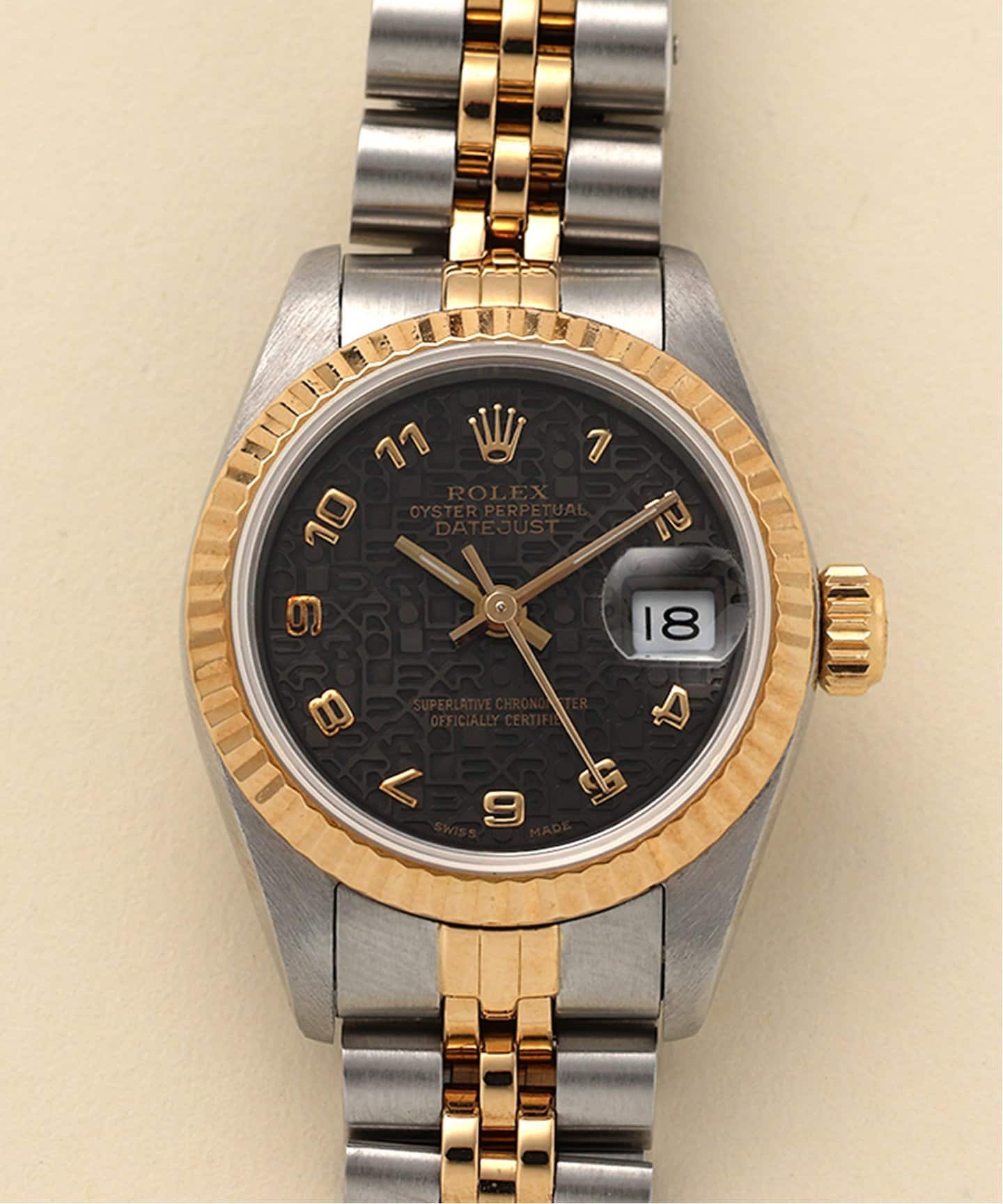 ROLEX Oyster Datejust Black computer Combination（ヴィンテージ