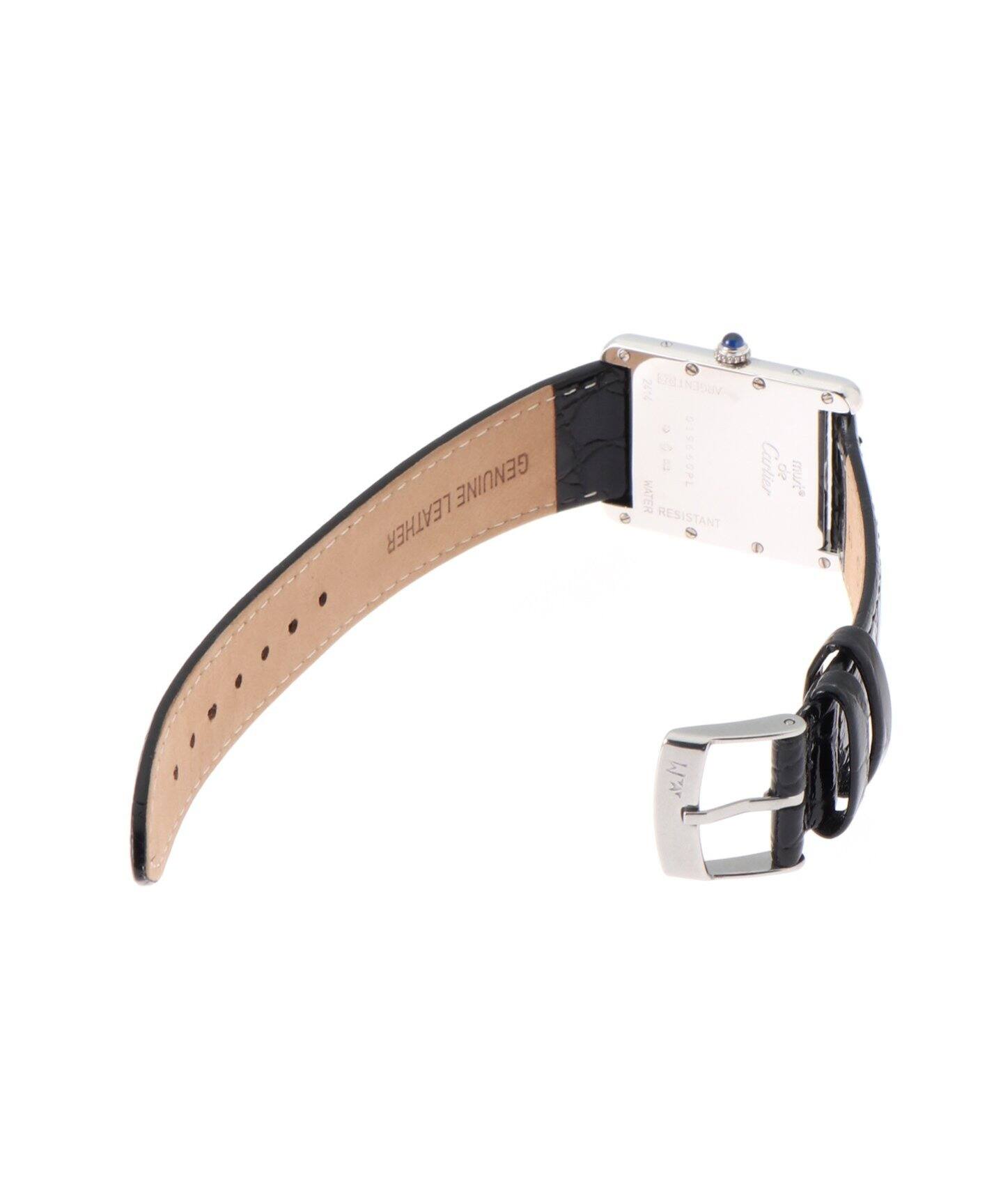hirob購入 mastdecartier tank カルティエ シルバー Cartier / カルティエ】must de Cartier Tank XL Date arabic / Silver