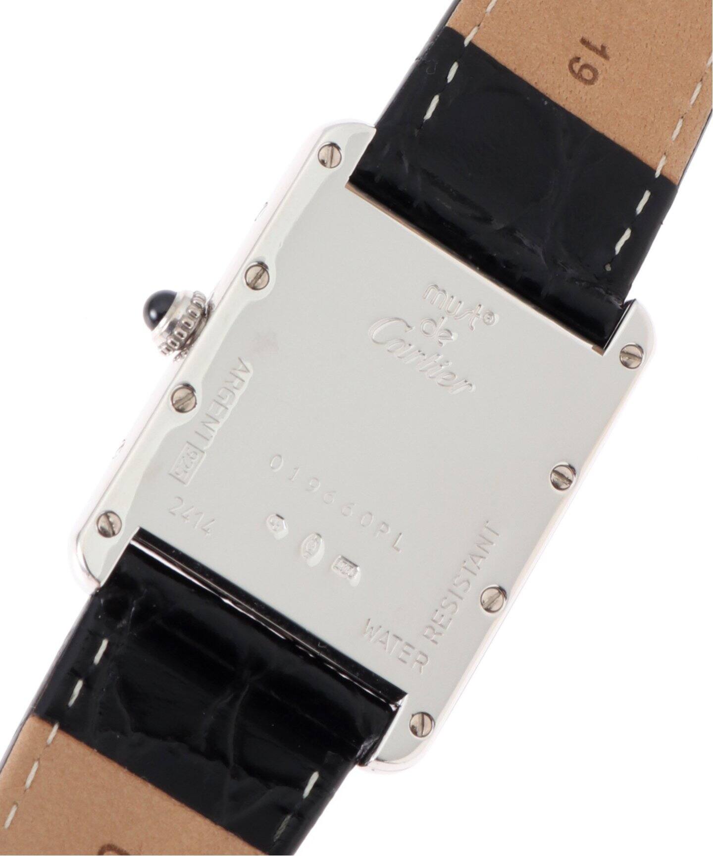 Cartier / カルティエ】must de Cartier Tank XL Date arabic / Silver
