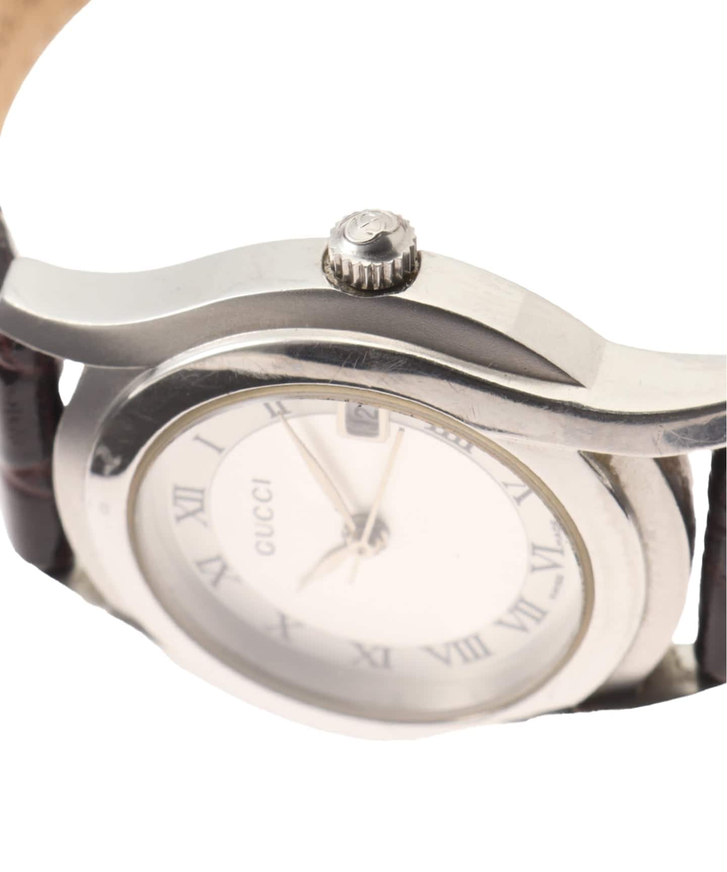 【不動】腕時計　GUCCI 5500L GUCCI グッチ 5500L ラウンドフェイス 腕時計 ステンレス