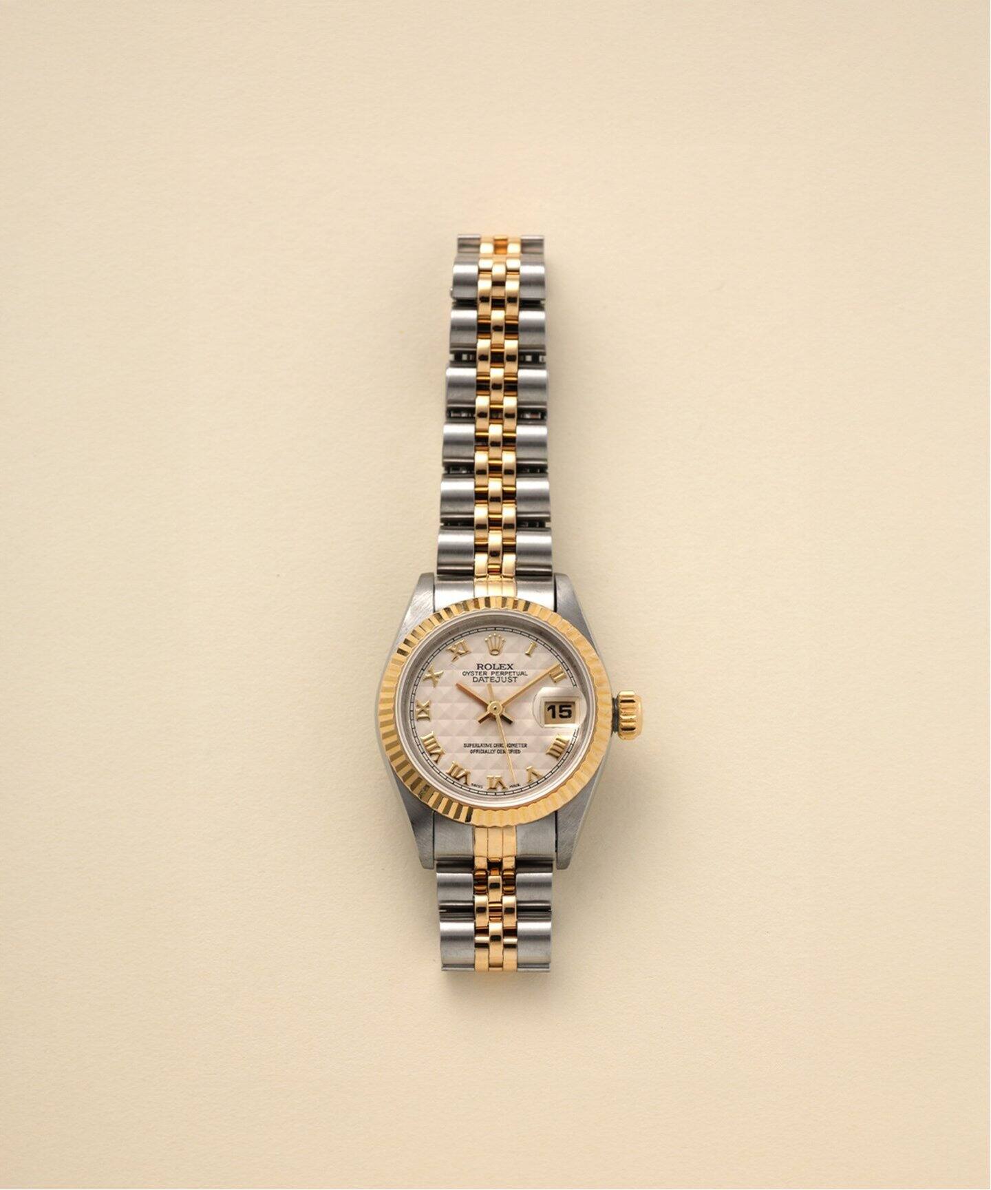 ROLEX Oyster Datejust Pyramid roman Combination（ヴィンテージ