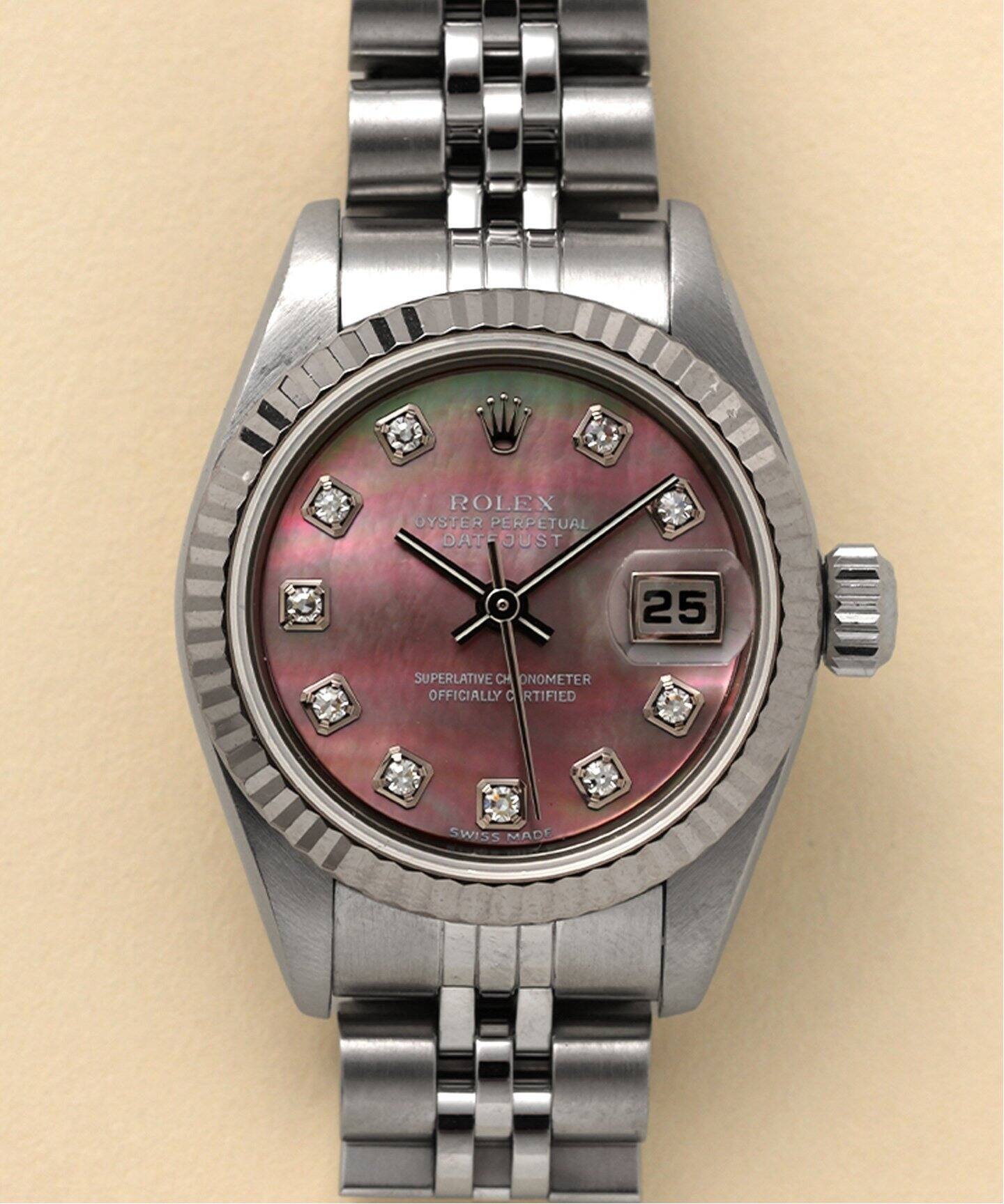 ROLEX Oyster Datejust Black shell 10point（ヴィンテージ）｜HIROB