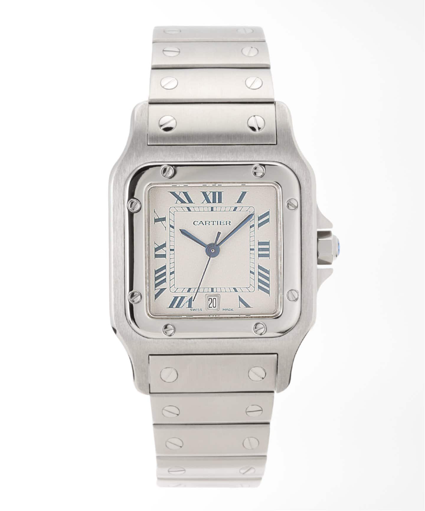 Cartier Santos Galbee LM Blue roman（ヴィンテージ）｜HIROB（ヒロブ