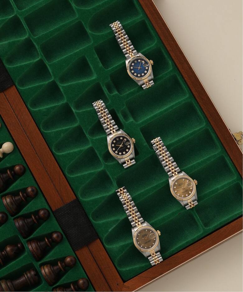 ROLEX Oyster Datejust 10point Blue gradation Combination（ヴィンテージ）｜HIROB ...