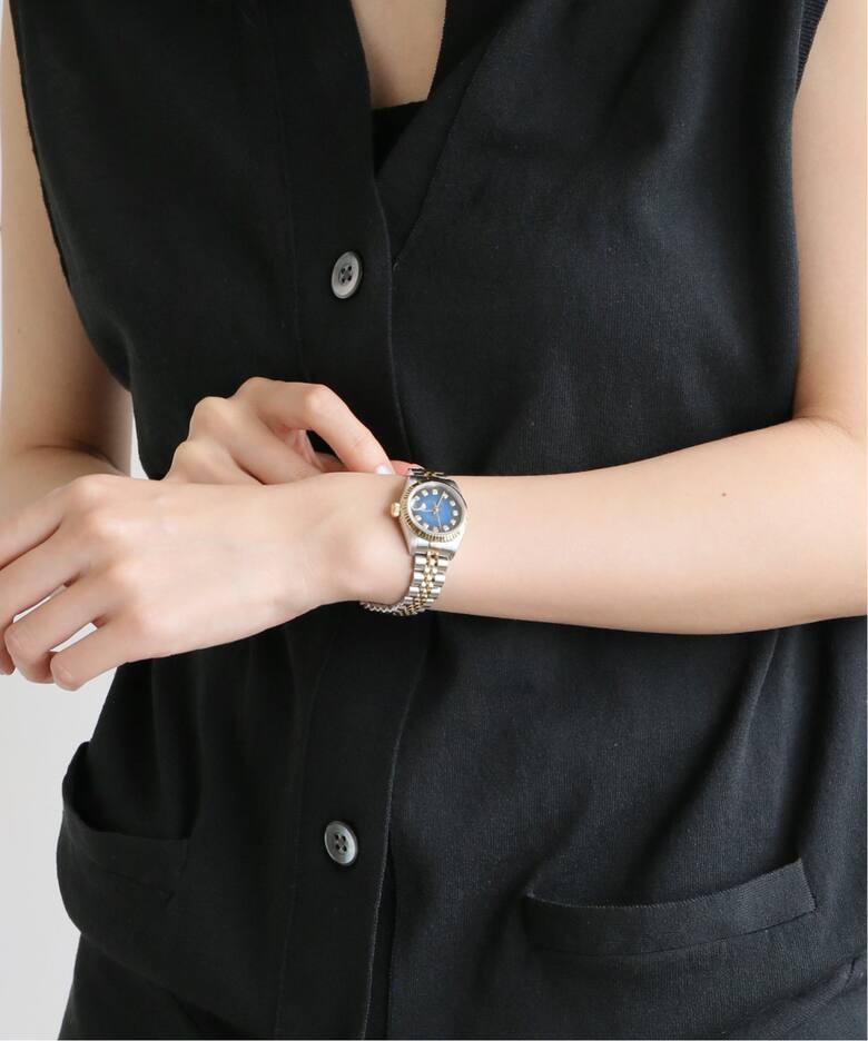 ROLEX Oyster Datejust 10point Blue gradation Combination（ヴィンテージ）｜HIROB ...