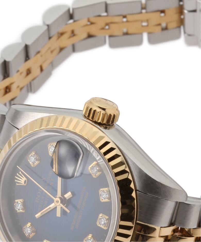 ROLEX Oyster Datejust 10point Blue gradation Combination（ヴィンテージ）｜HIROB ...