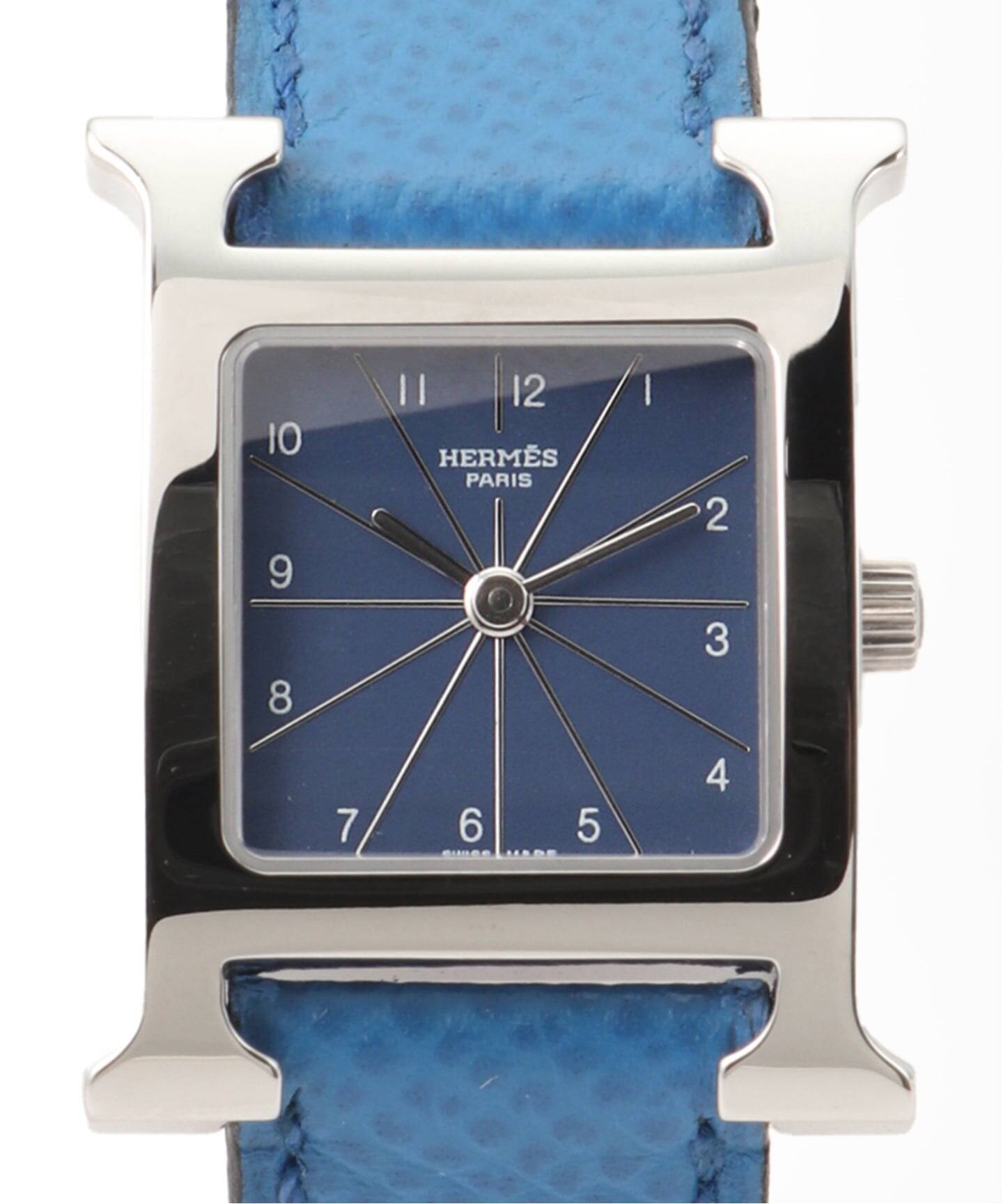 HIROB HERMES ステンレススチール腕時計 HERMES H Watch Blue（ヴィンテージ）｜HIROB（ヒロブ）の通販