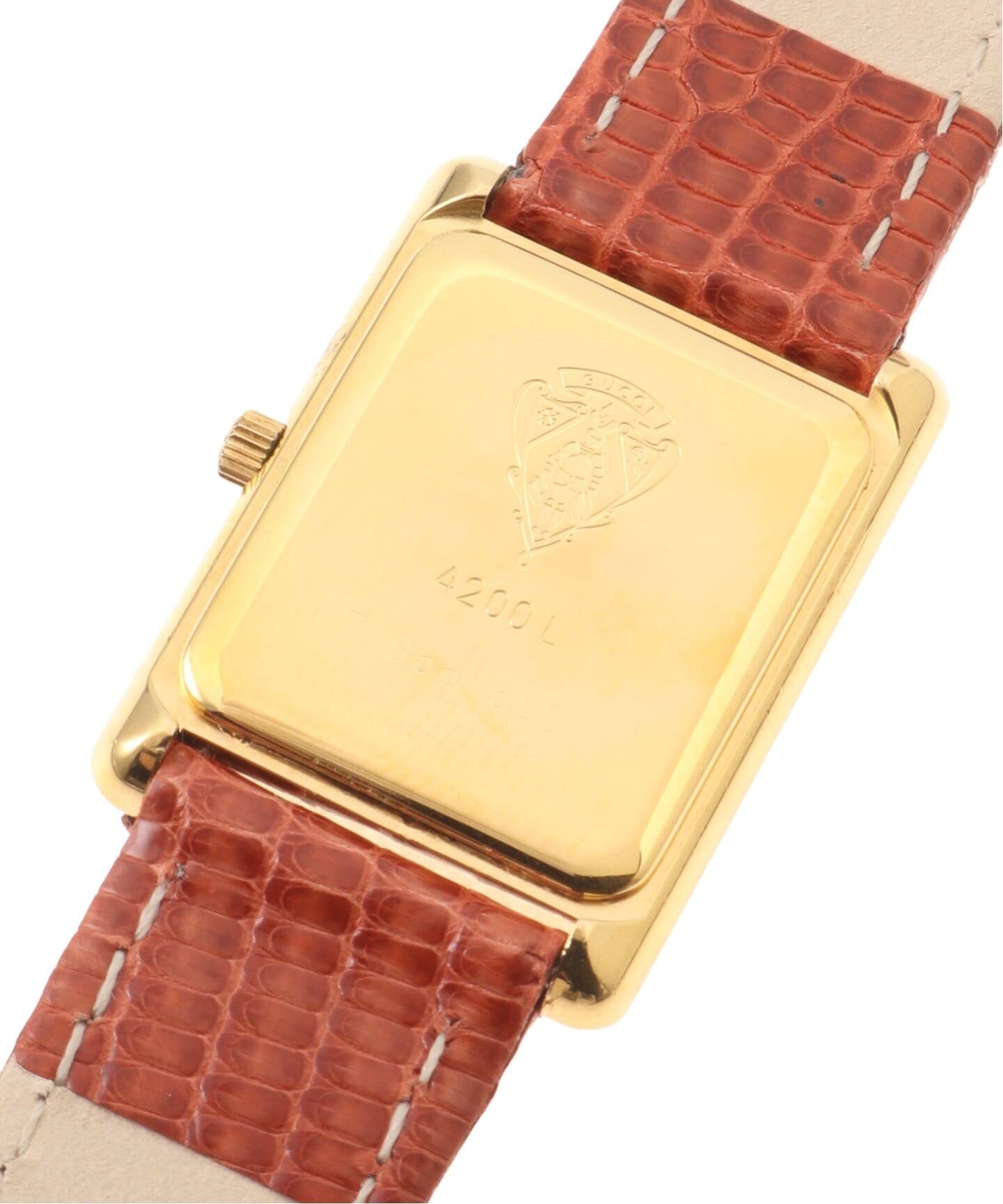GUCCI時計 4200L 新品電池 稼働品 イエロー ゴールド 2 GUCCI 4200L（ヴィンテージ）｜HIROB（ヒロブ）の通販