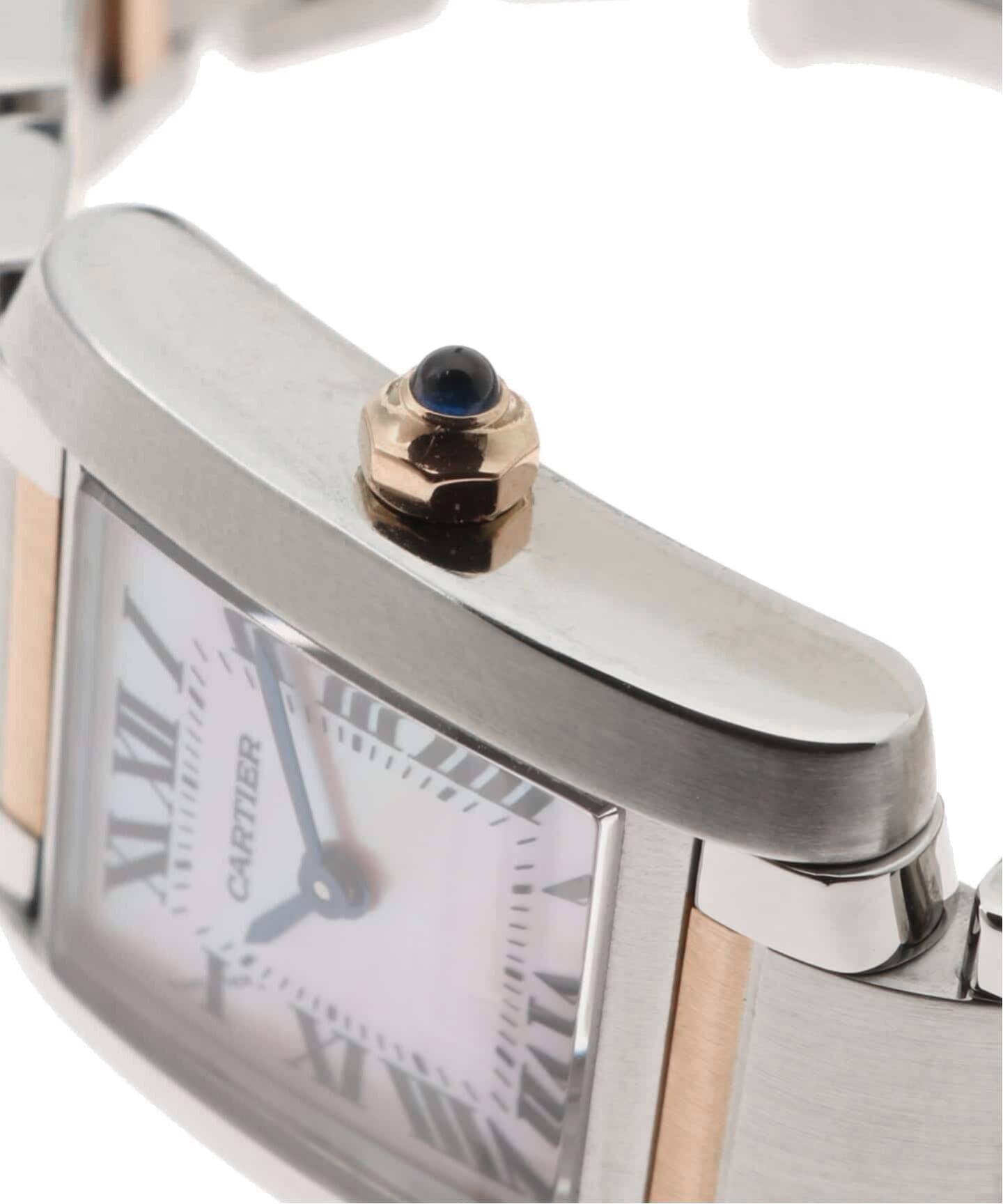 Cartier Tank Francaise SM Pink shell combination（ヴィンテージ 