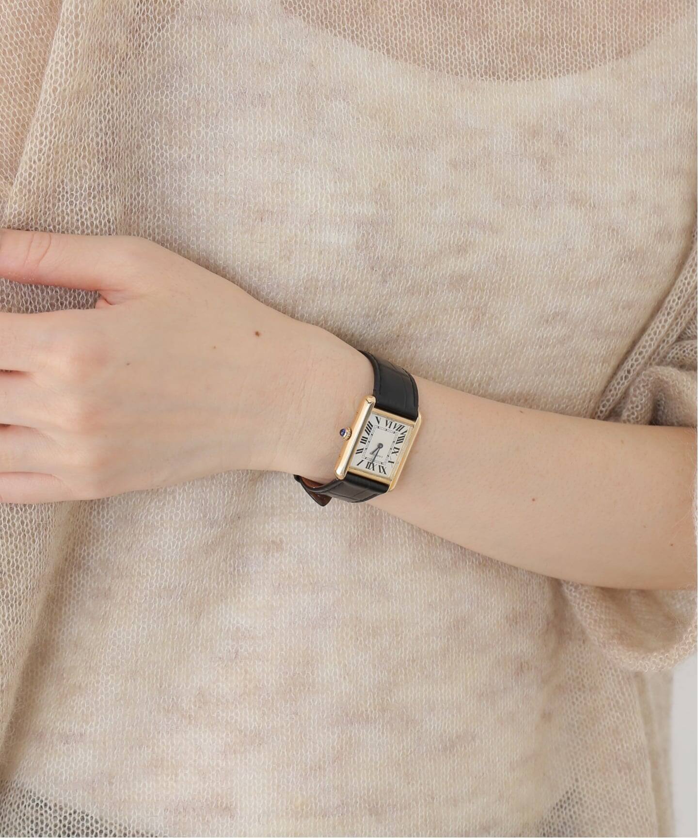 Cartier Tank Solo SM / 18K YG（ヴィンテージ）｜HIROB（ヒロブ）の