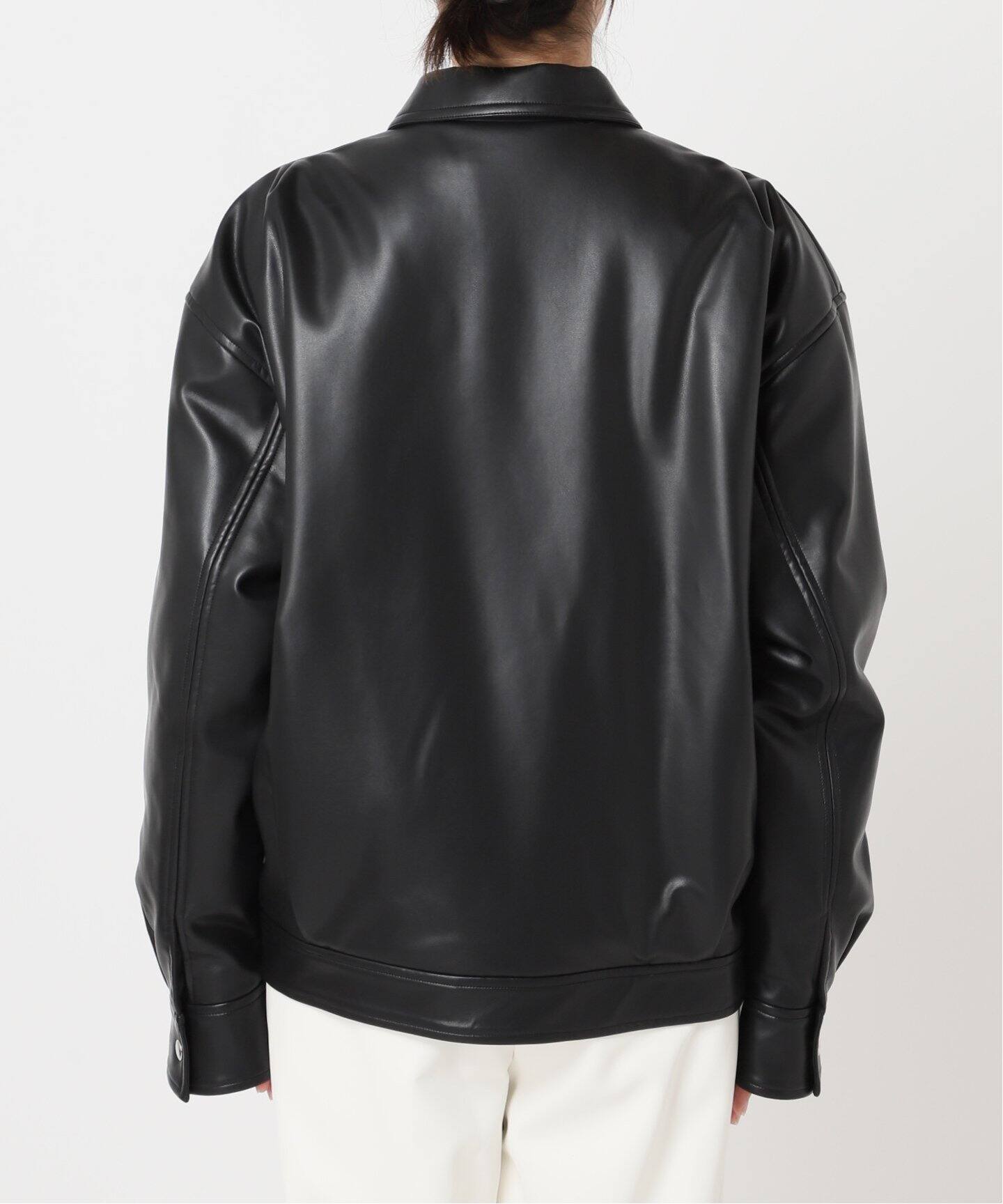 FAUX LEATHER ブルゾン（中綿・キルティング）｜CITYSHOP（シティ 