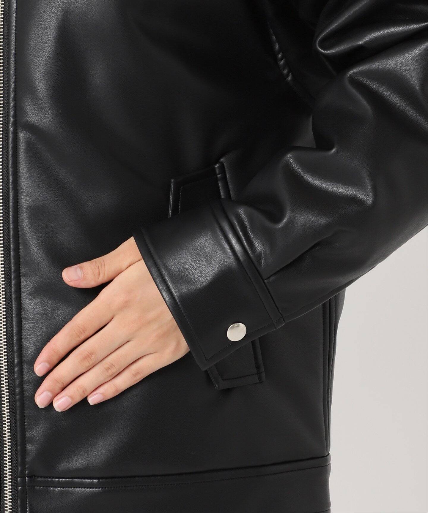 FAUX LEATHER ブルゾン（中綿・キルティング）｜CITYSHOP（シティ 