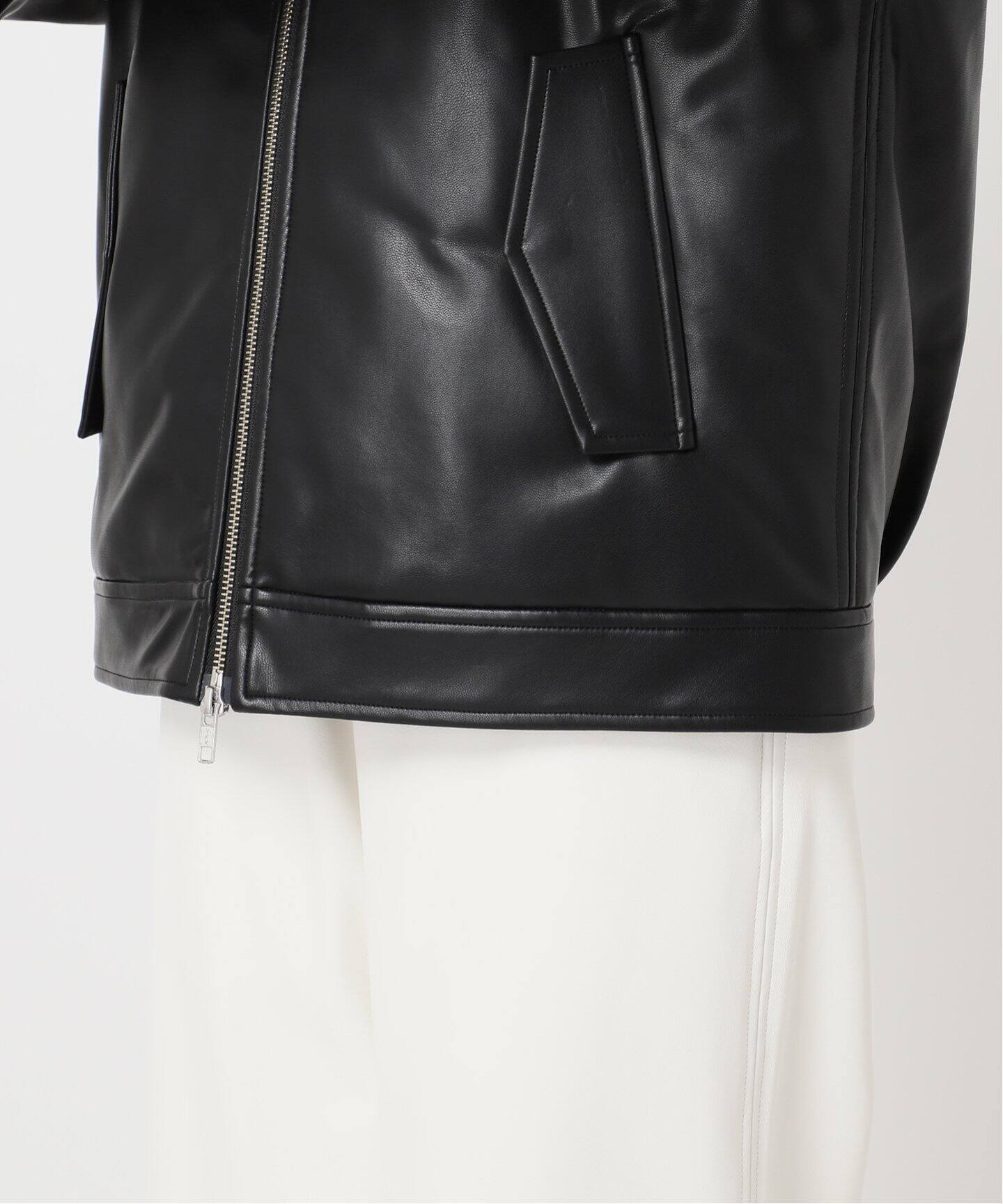 FAUX LEATHER ブルゾン（中綿・キルティング）｜CITYSHOP（シティ  