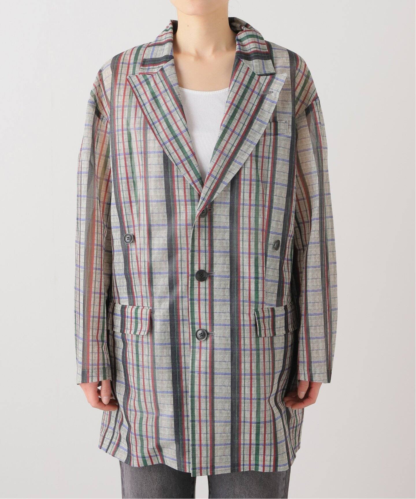 TOGA PULLA/トーガプルラ】Mesh print ジャケット（その他ジャケット 