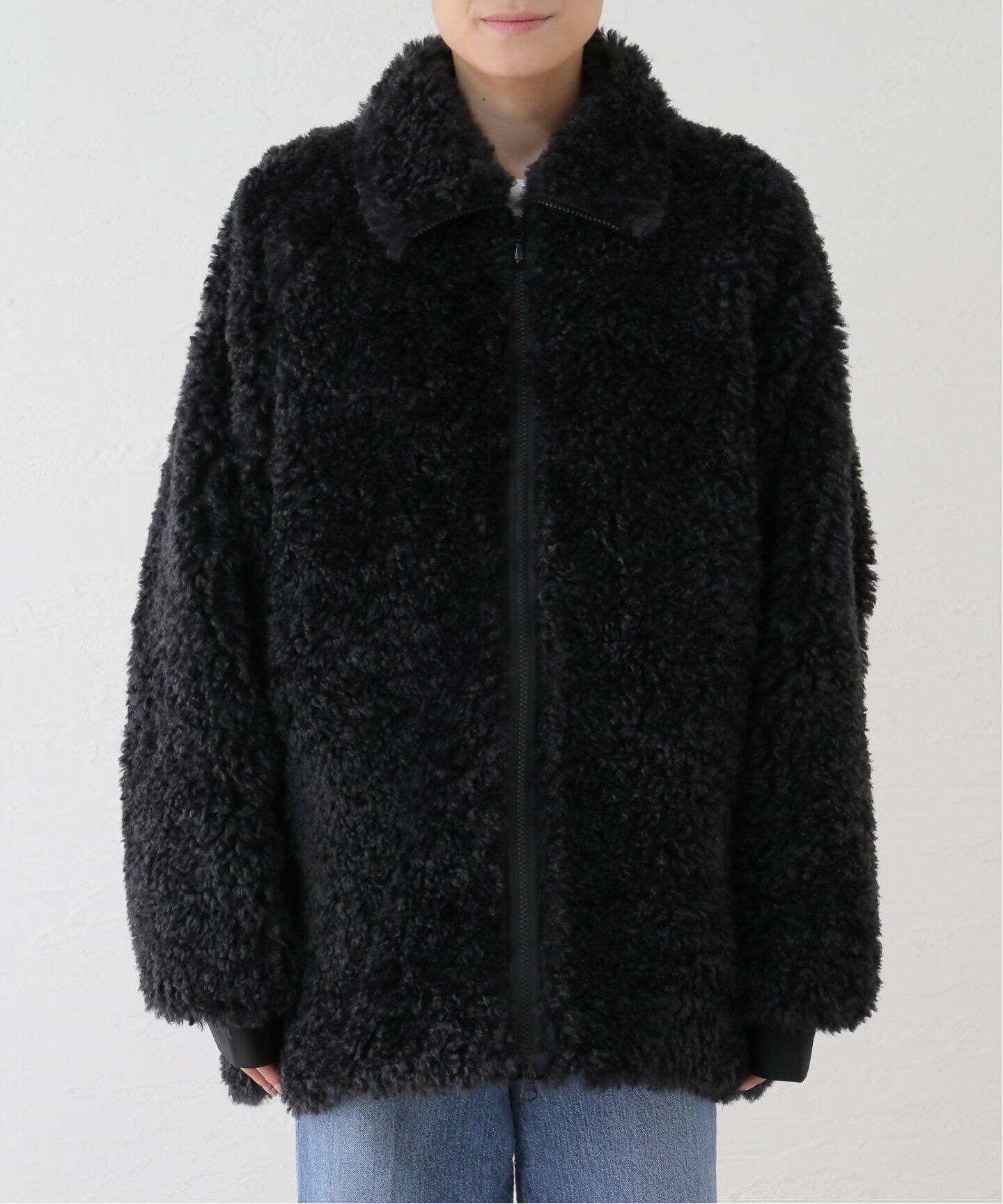 NEEDLES S.C FUR JACKET PU219：ボアブルゾン（ボア・フリース  