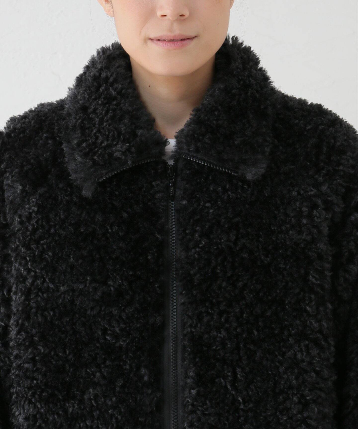 NEEDLES S.C FUR JACKET PU219：ボアブルゾン（ボア・フリース 