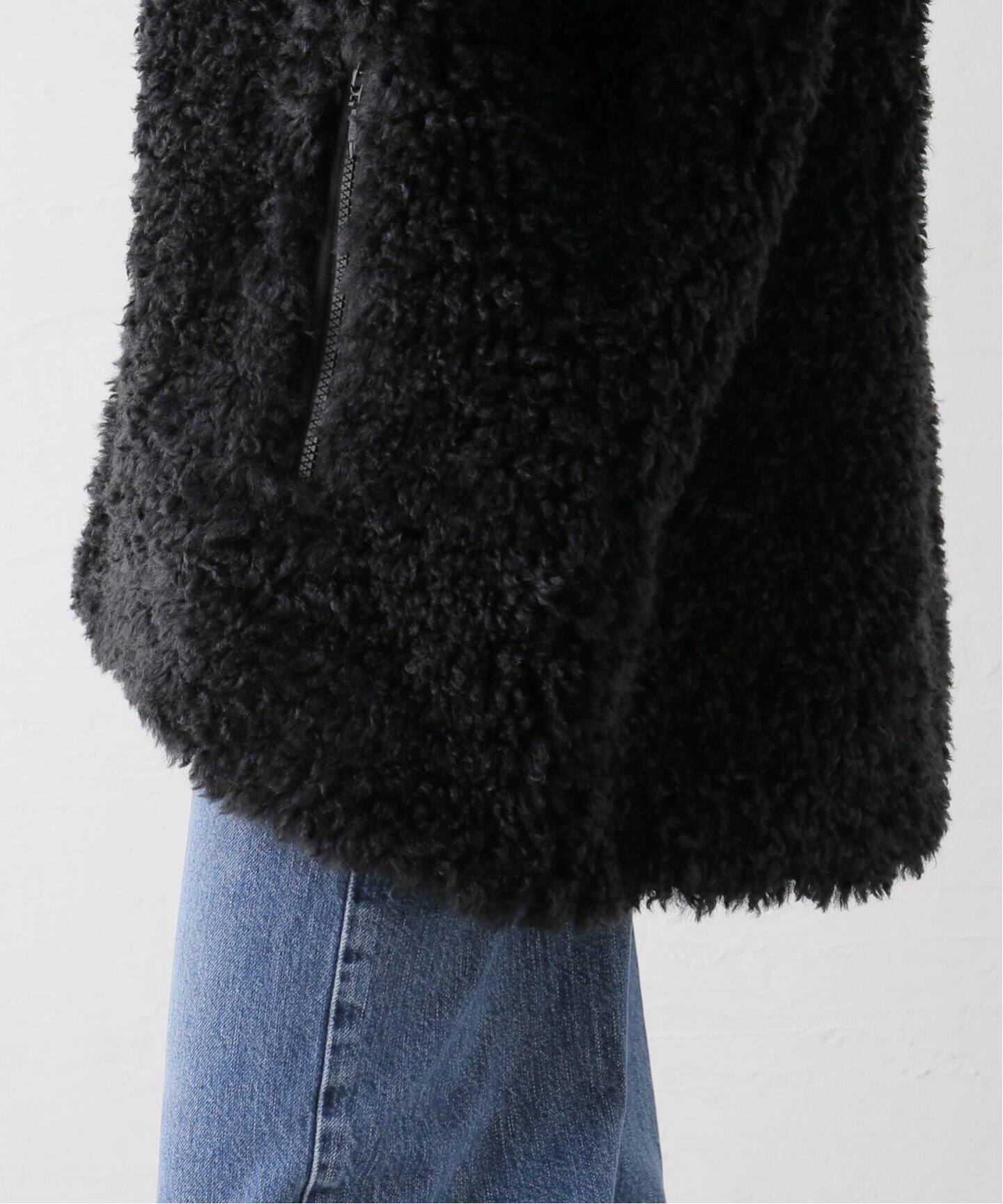 NEEDLES S.C FUR JACKET PU219：ボアブルゾン（ボア・フリース  
