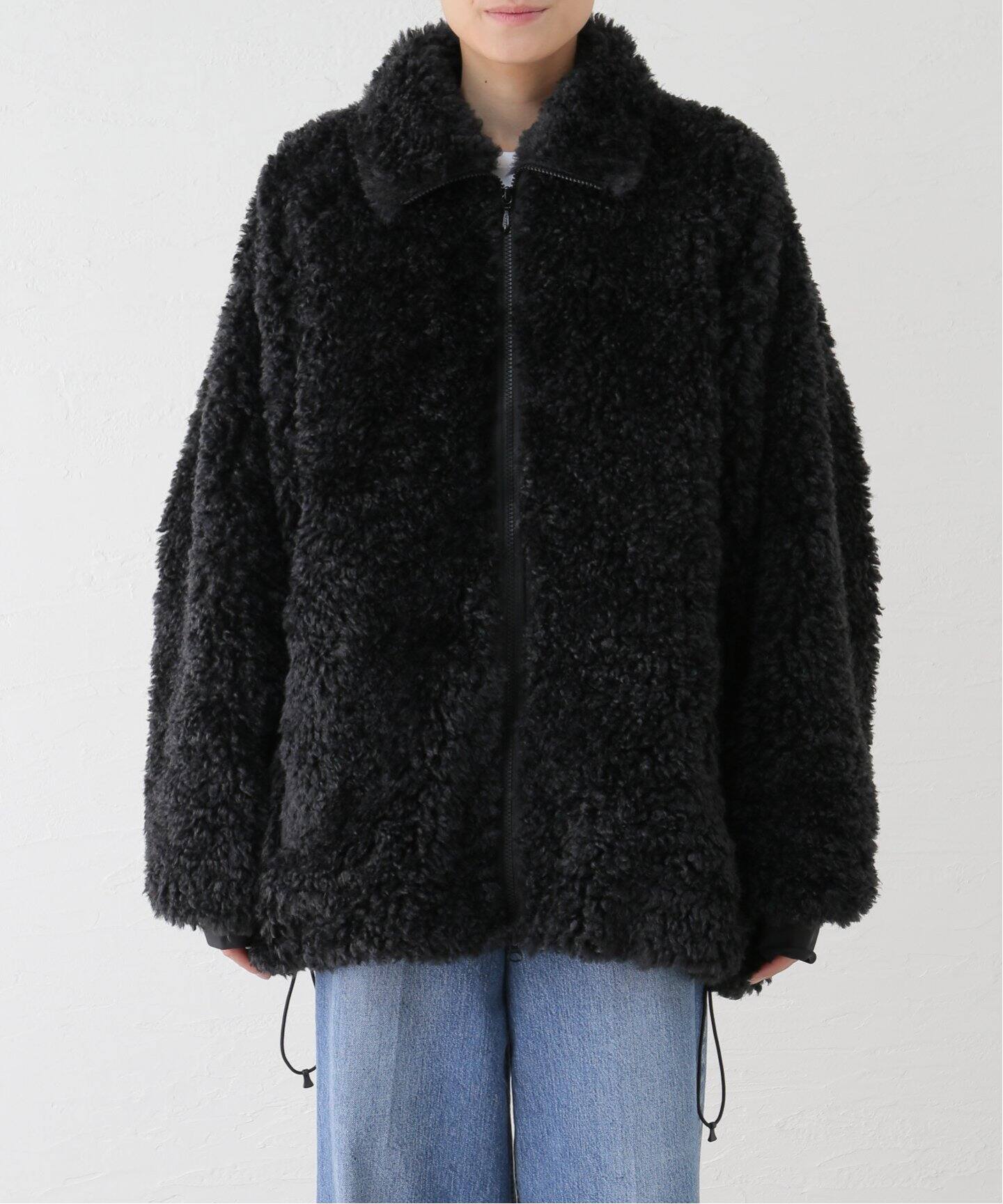 NEEDLES S.C FUR JACKET PU219：ボアブルゾン（ボア・フリース 