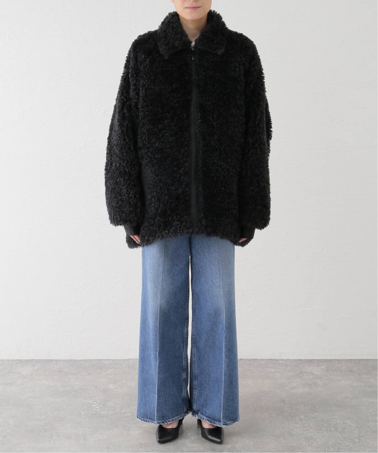 NEEDLES S.C FUR JACKET PU219：ボアブルゾン（ボア・フリース  