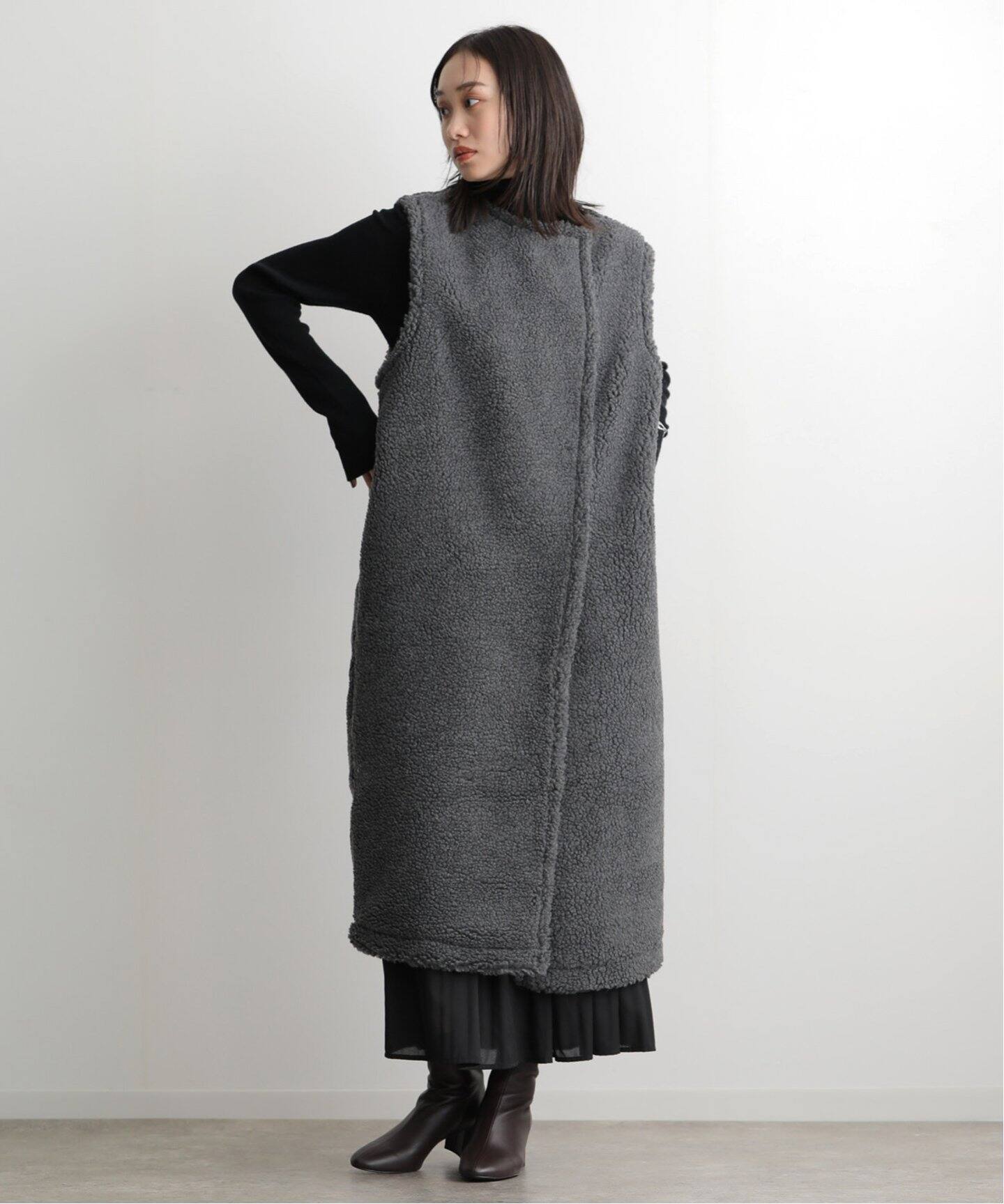 ADAWAS BOA LONG GILET ADWS-401-44（ボア・フリース）｜BOICE FROM  