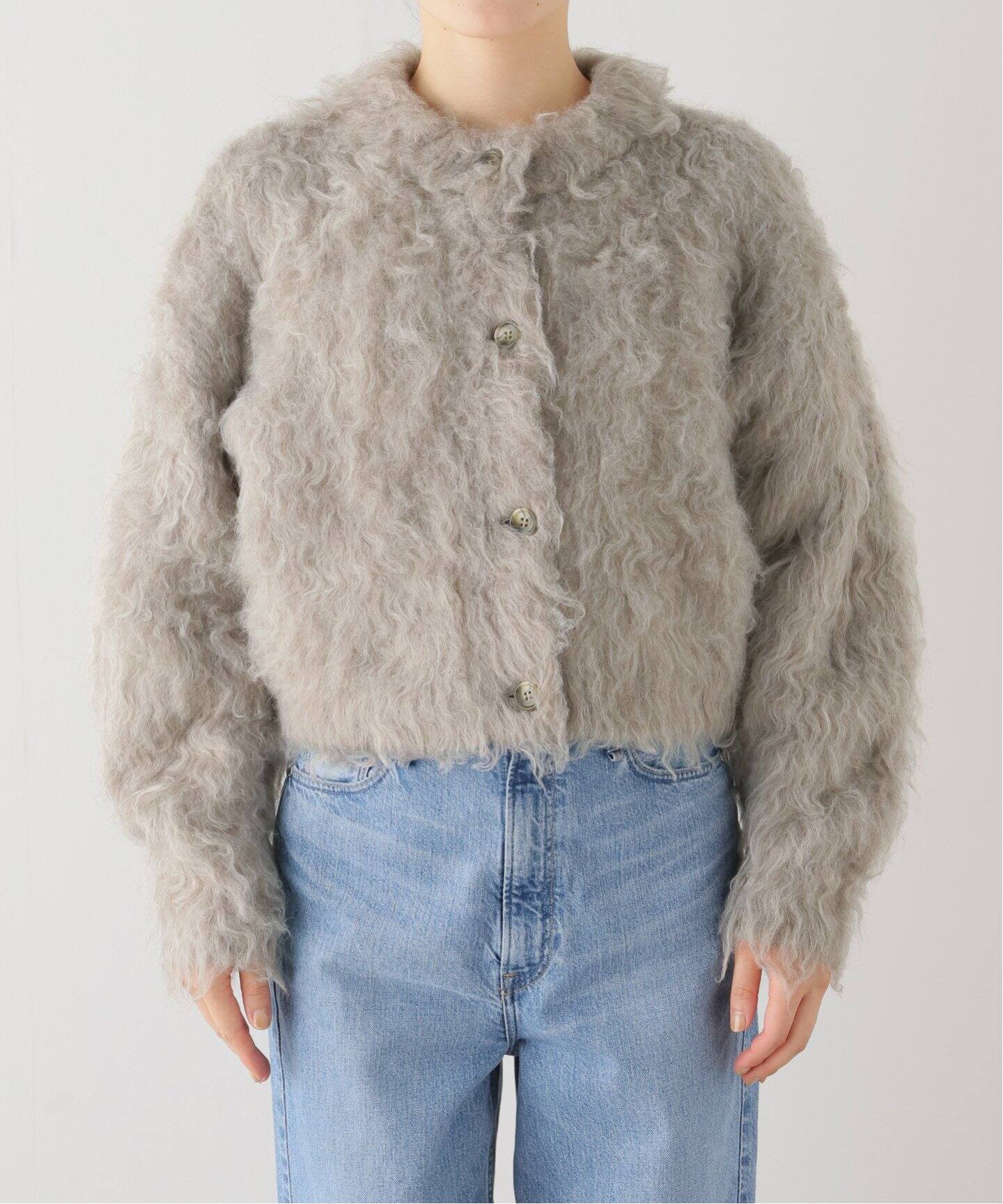 CLANE SHAGGY SHORT KNIT CARDIGAN 17106-2102（カーディガン）｜BOICE  