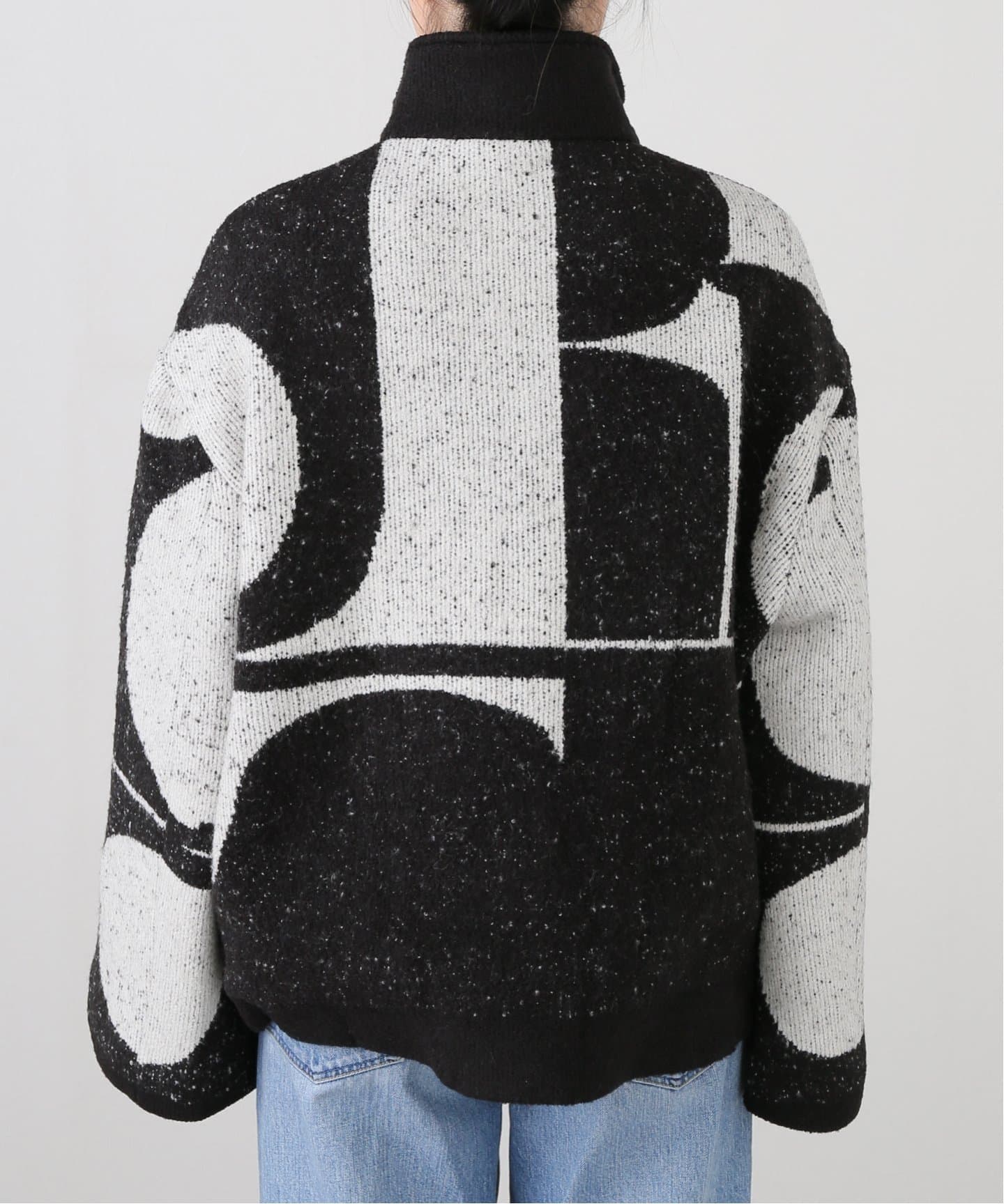 新品】KnuthMarf accent pattern knit jacket