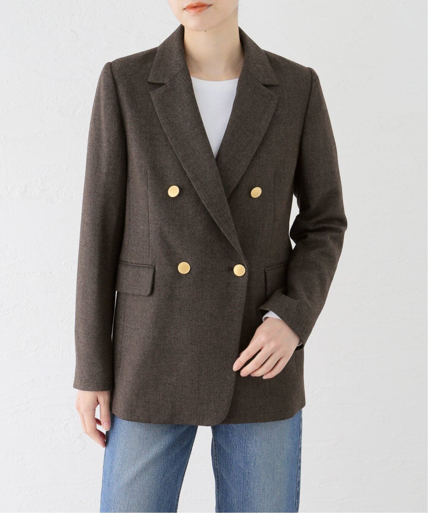 ツイードWブレストジャケット（テーラードジャケット）｜La Totalite  