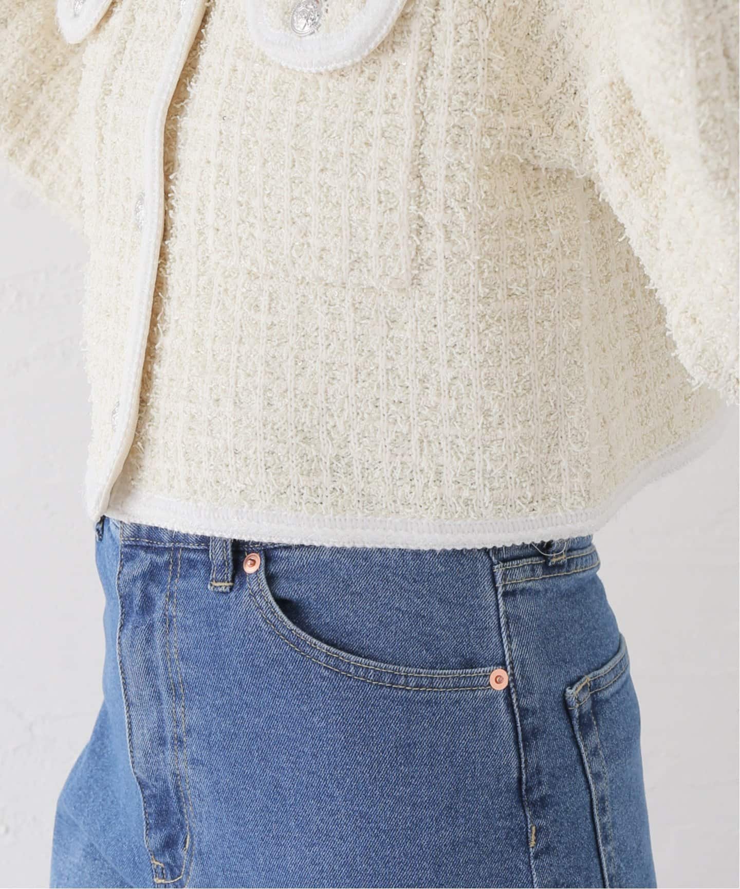 TORRAZZO DONNA/トラッゾドンナ】Compact Knit Jacket（ノー