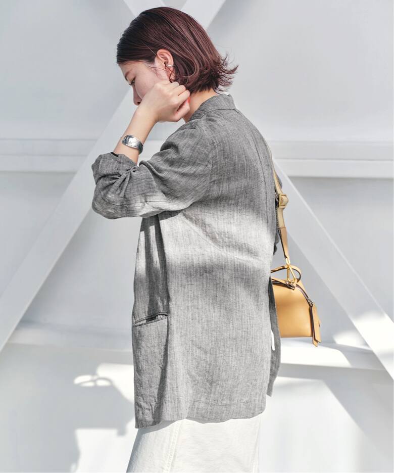 リネンエアリージャケット（テーラードジャケット）｜Spick and Span  