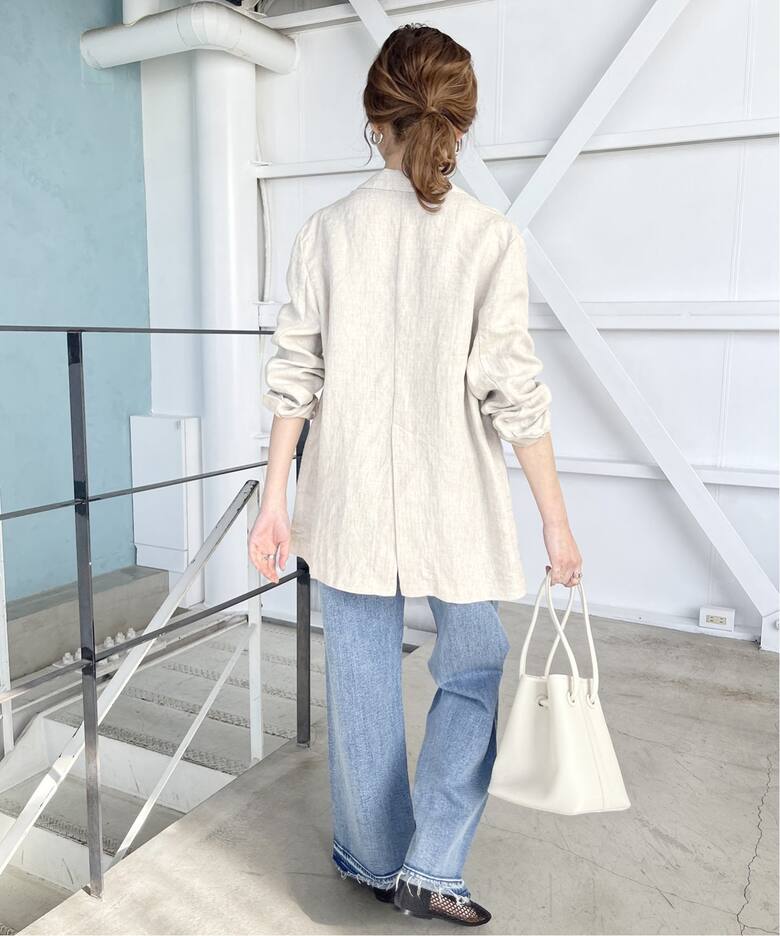 リネンエアリージャケット（テーラードジャケット）｜Spick and Span  