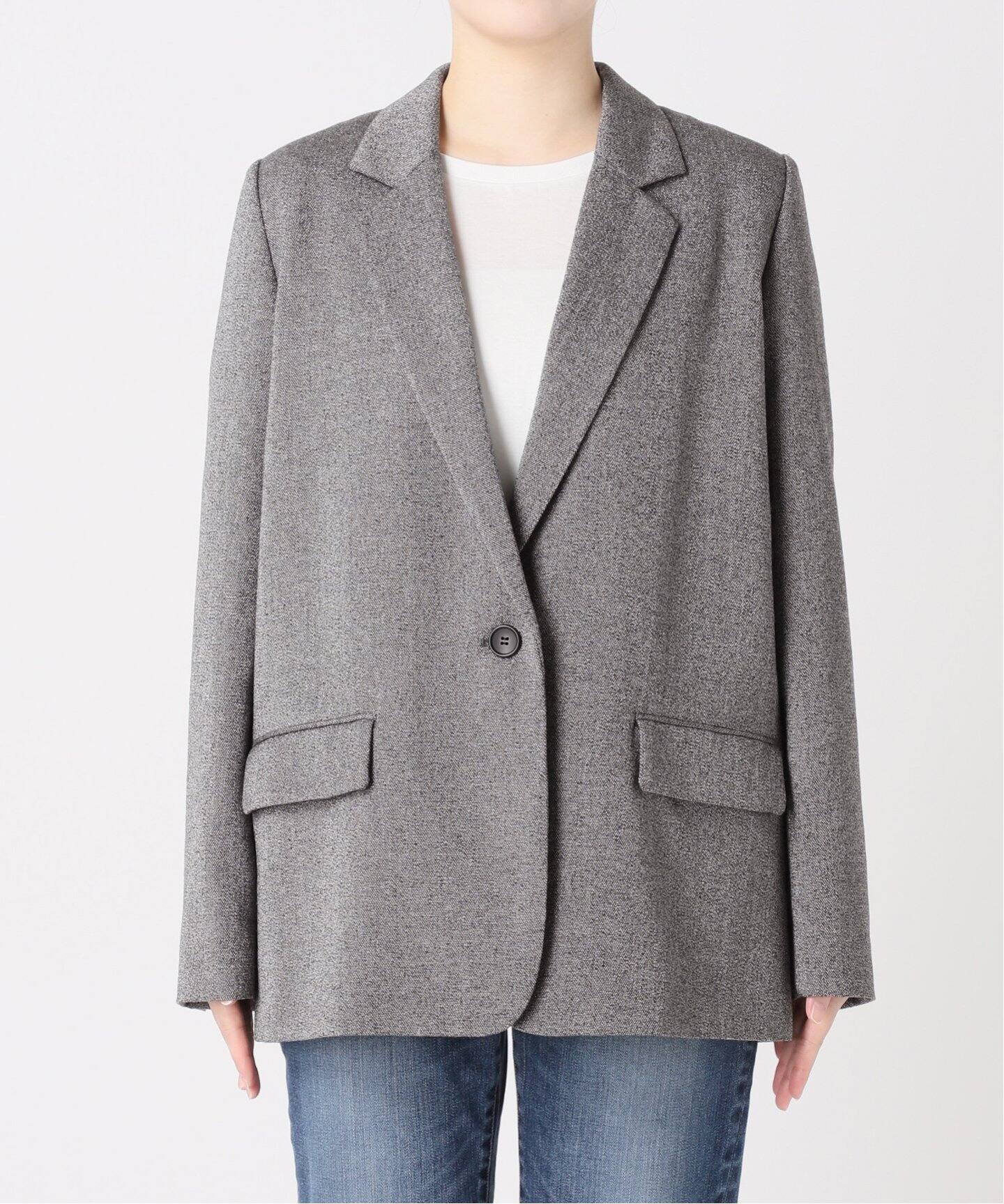 【美品】スピックアンドスパン　ラメウールジャケット 36 ラメウールジャケット（テーラードジャケット）｜Spick and Span