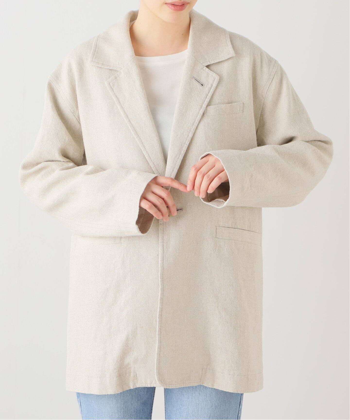リネンシルクルーズジャケット（テーラードジャケット）｜Spick and  