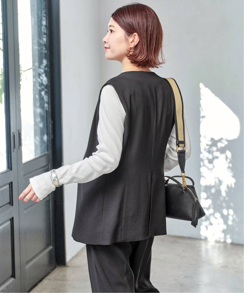 ≪追加≫PEカルゼVカラージレ（ジレ）｜Spick and Span（スピック 