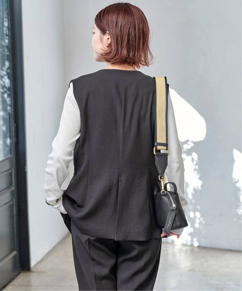 ≪追加≫PEカルゼVカラージレ（ジレ）｜Spick and Span（スピック 