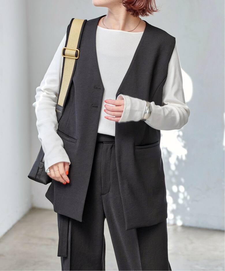 ≪追加≫PEカルゼVカラージレ（ジレ）｜Spick and Span（スピック 