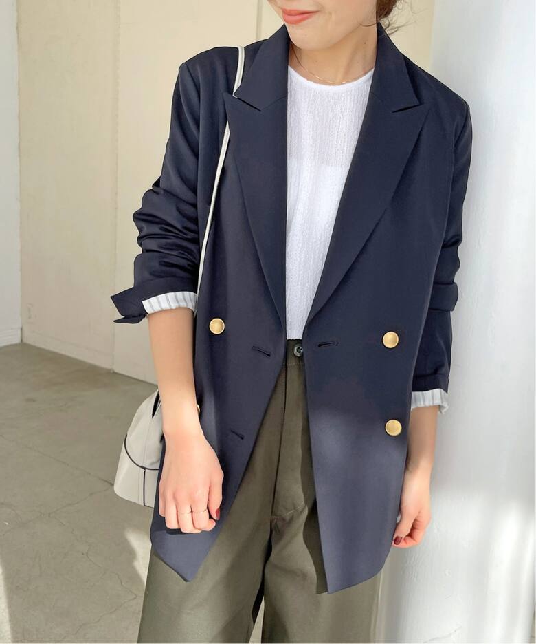 ドライツイルダブルブレストジャケット（テーラードジャケット  