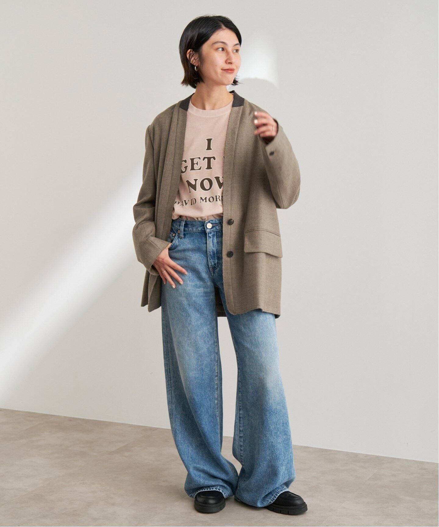 ESLOW / エスロー NO COLLAR JACKET A2043FJ216（ノーカラージャケット 