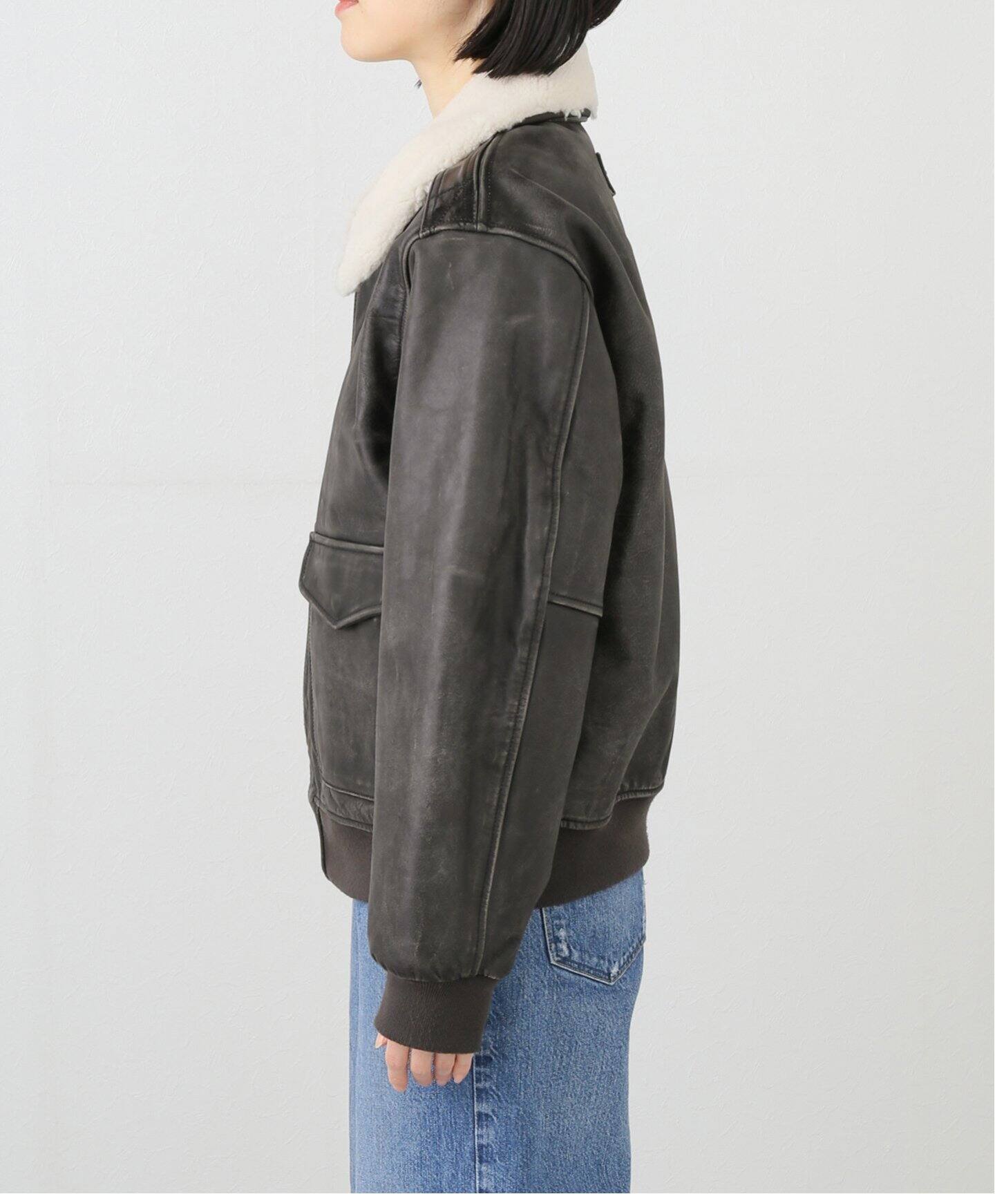 GLOWNY/グロウニー AIR FORCE LEATHER JACKET 2（レザージャケット 