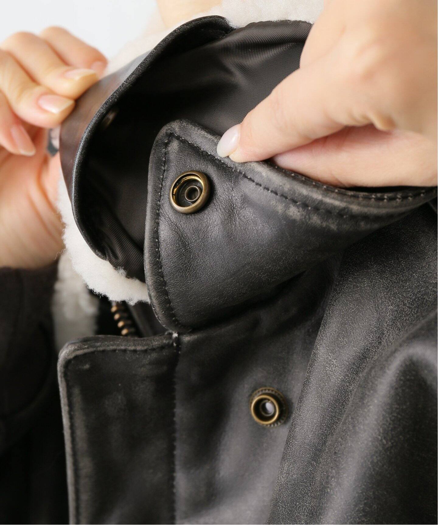 GLOWNY グロウニー　レザージャケット・コート LEATHER JACKET ブラック（黒）系 GLOWNY(グロウニー) レザージャケット・コート