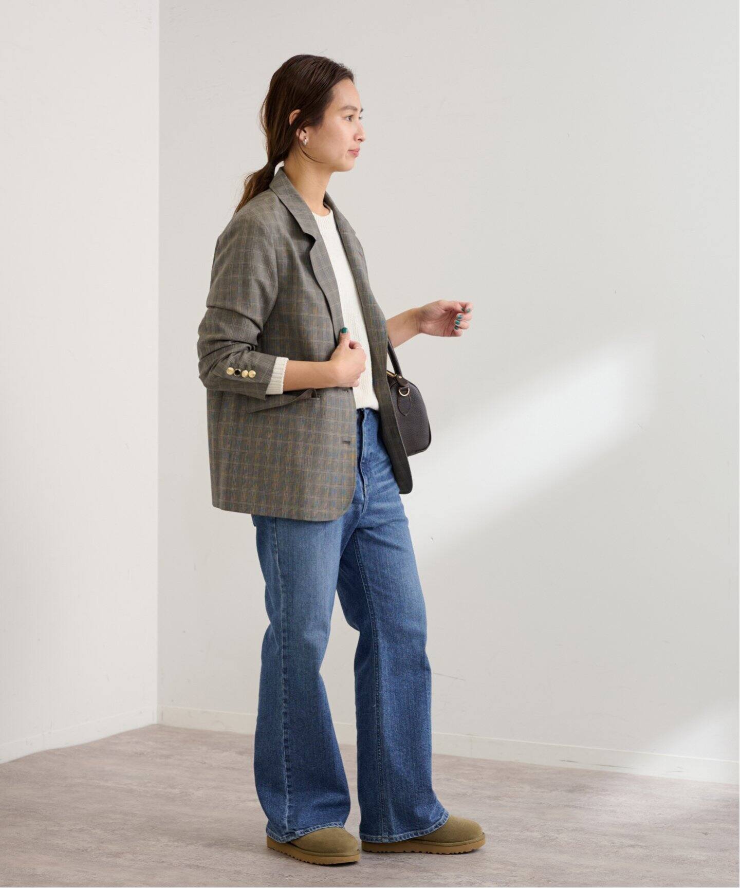 ウールポプリンテーラードジャケット（テーラードジャケット