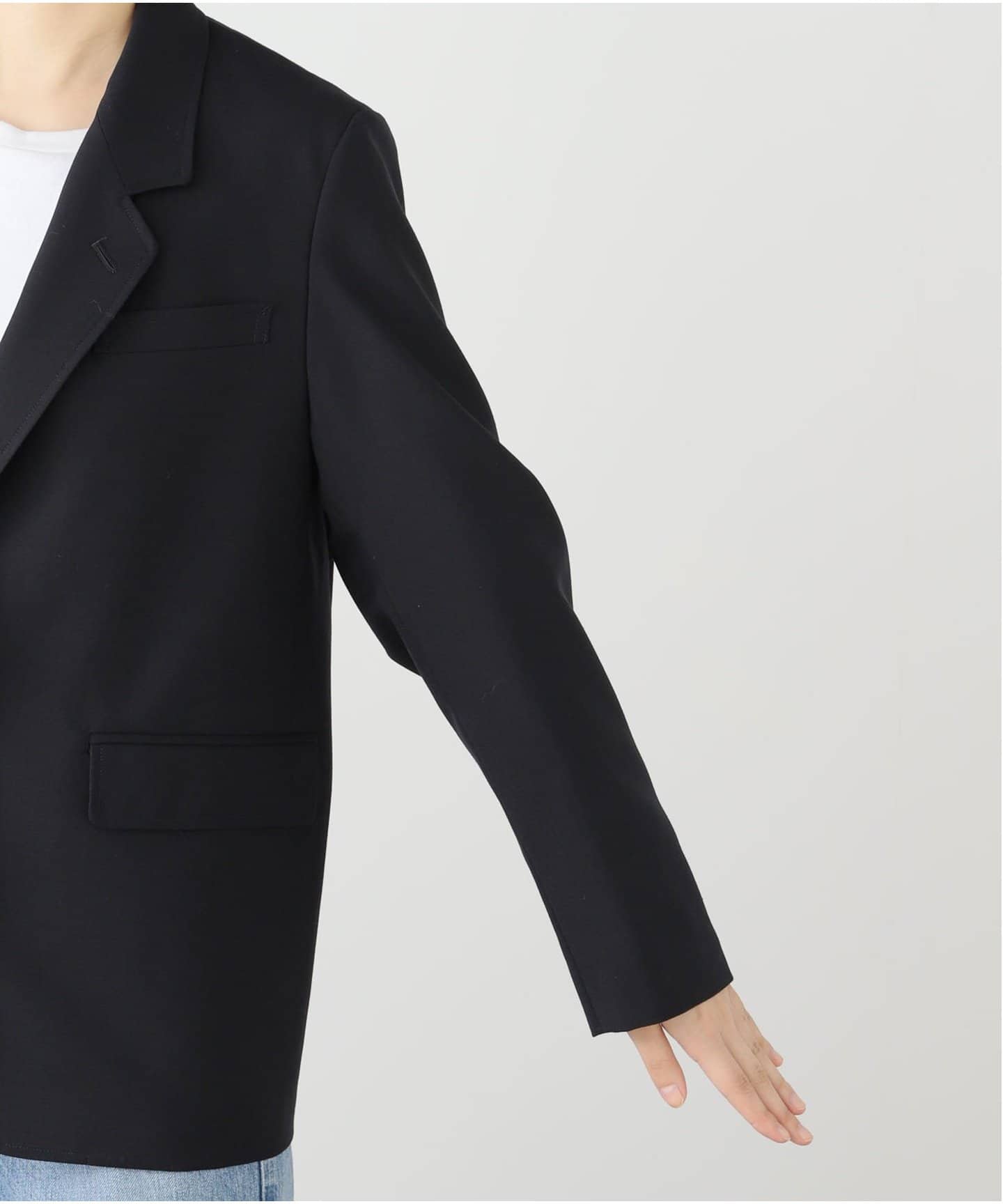 ウールポプリンテーラードジャケット（テーラードジャケット