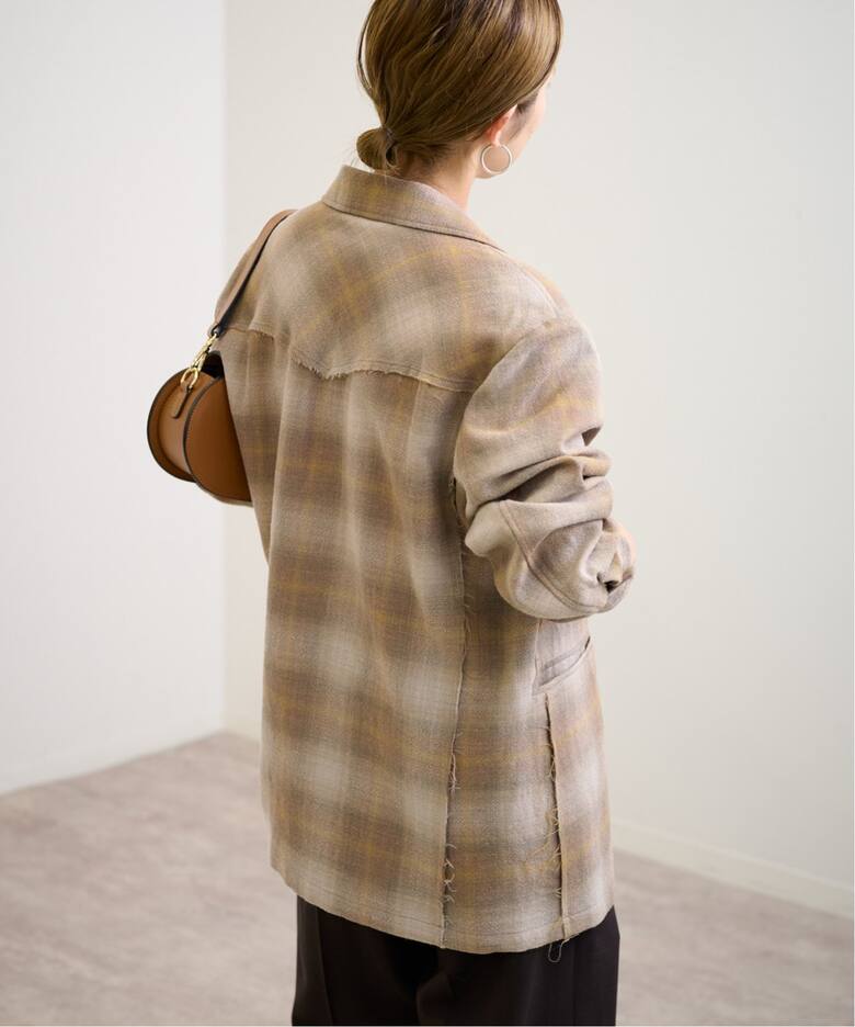 PENDLETON×JANE SMITH×FRAMeWORK 別注CHECK シャツジャケット  