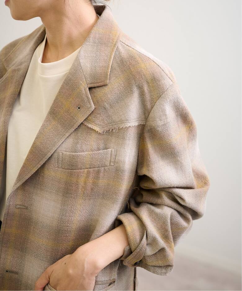 PENDLETON×JANE SMITH×FRAMeWORK 別注CHECK シャツジャケット 