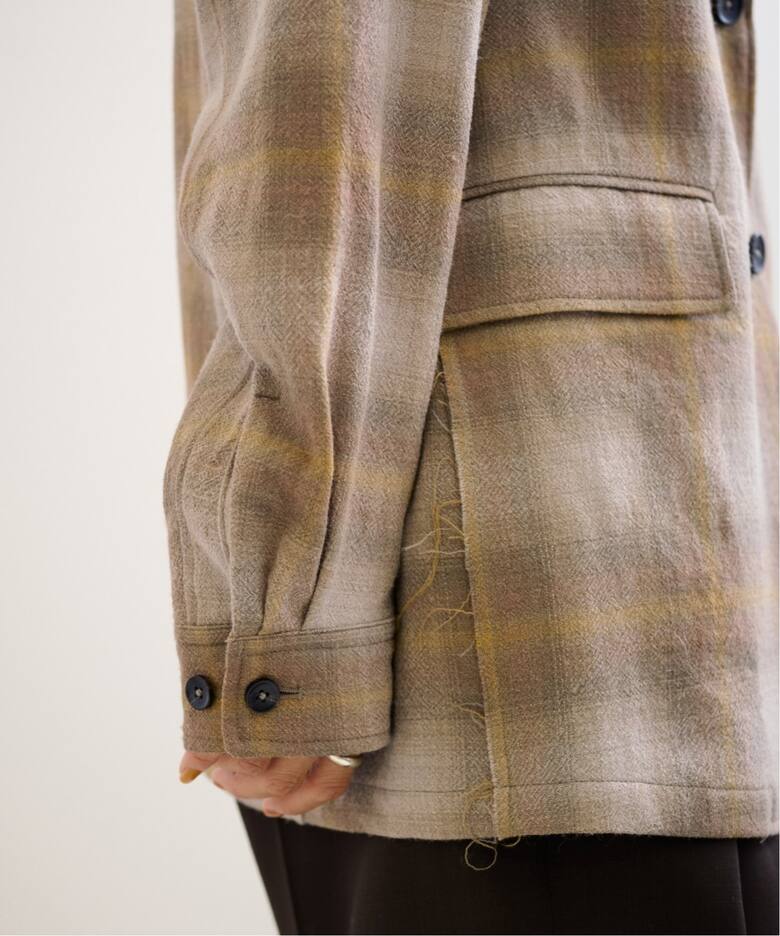 PENDLETON×JANE SMITH×FRAMeWORK 別注CHECK シャツジャケット  
