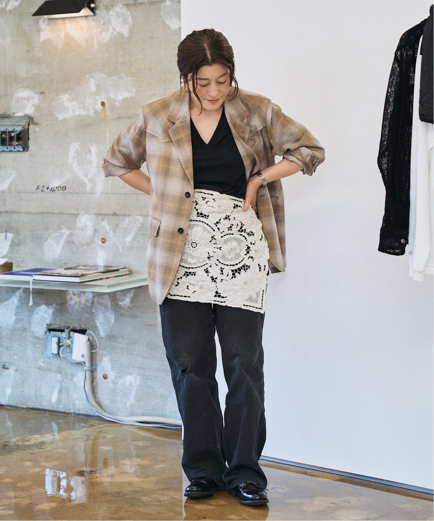 PENDLETON×JANE SMITH×FRAMeWORK 別注CHECK シャツジャケット