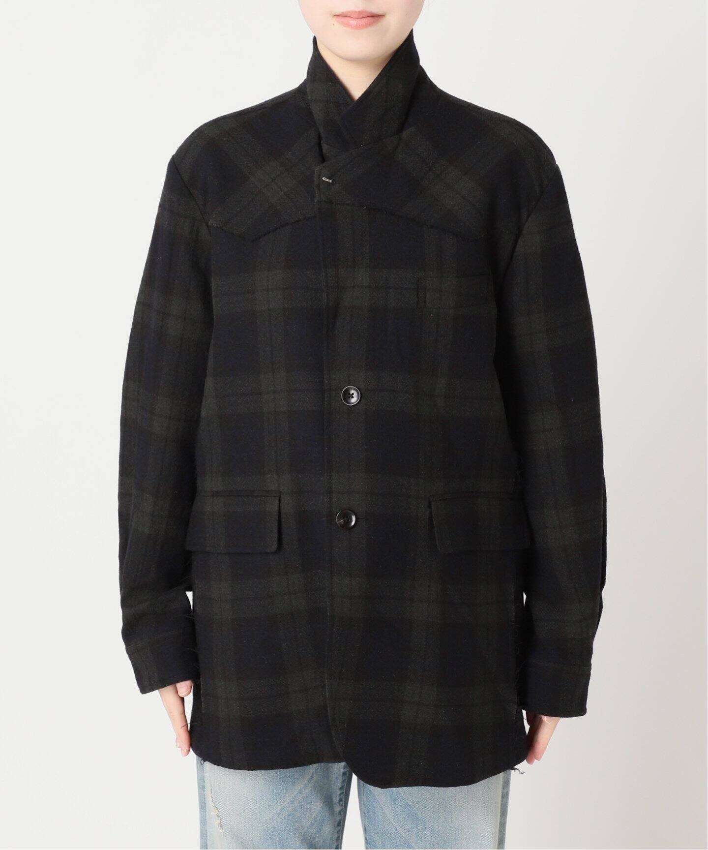 PENDLETON×JANE SMITH×FRAMeWORK 別注CHECK シャツジャケット 