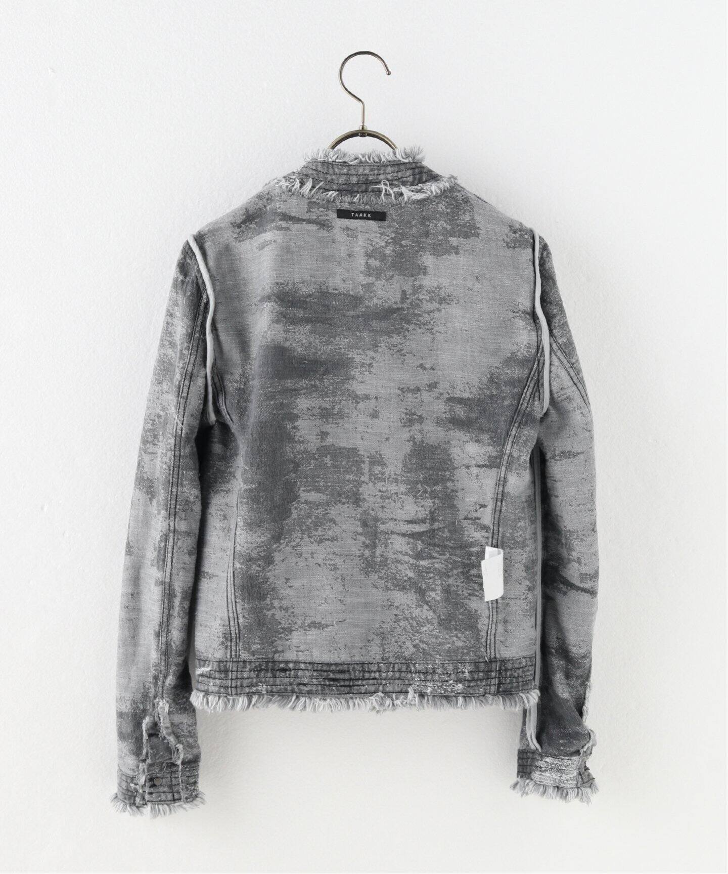 TAAKK/ターク】 別注COLLARLESS JACKET：ジャケット（ノーカラー 