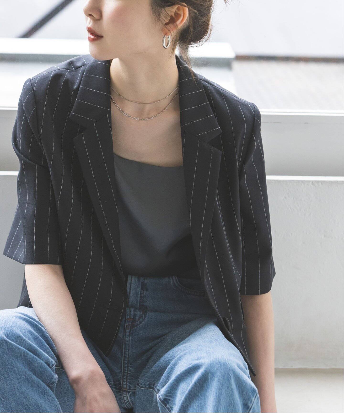 ショートスリーブジャケット（テーラードジャケット）｜NOBLE  