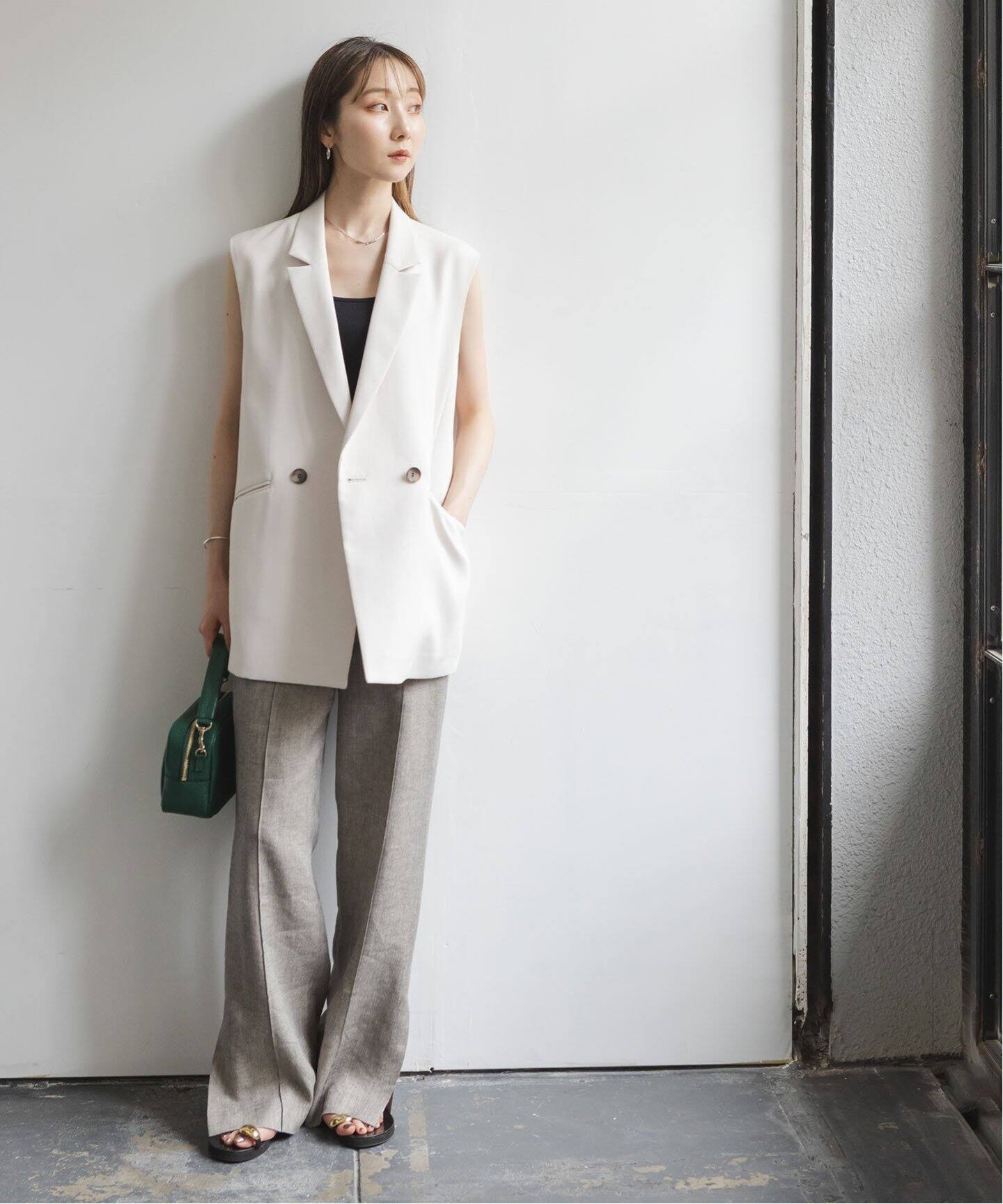 追加》ロングベントジレ2（ジレ）｜NOBLE（ノーブル）の通販 