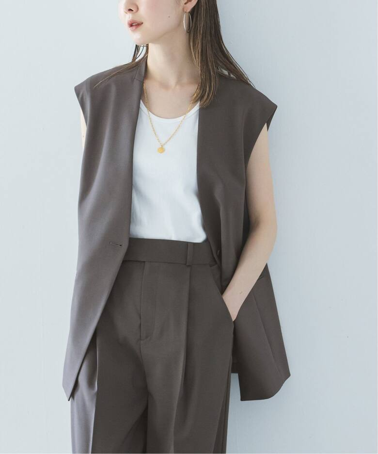 エステルツイルストレッチVカラージレ（ジレ）｜NOBLE（ノーブル）の 